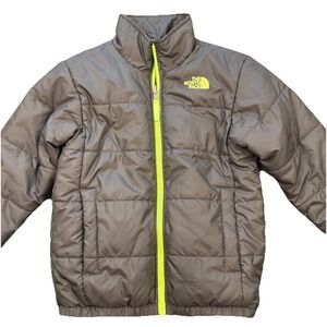 North Face Youth Black Puffer Jacket, Tag Missing Sz Small (5). See Measurements
